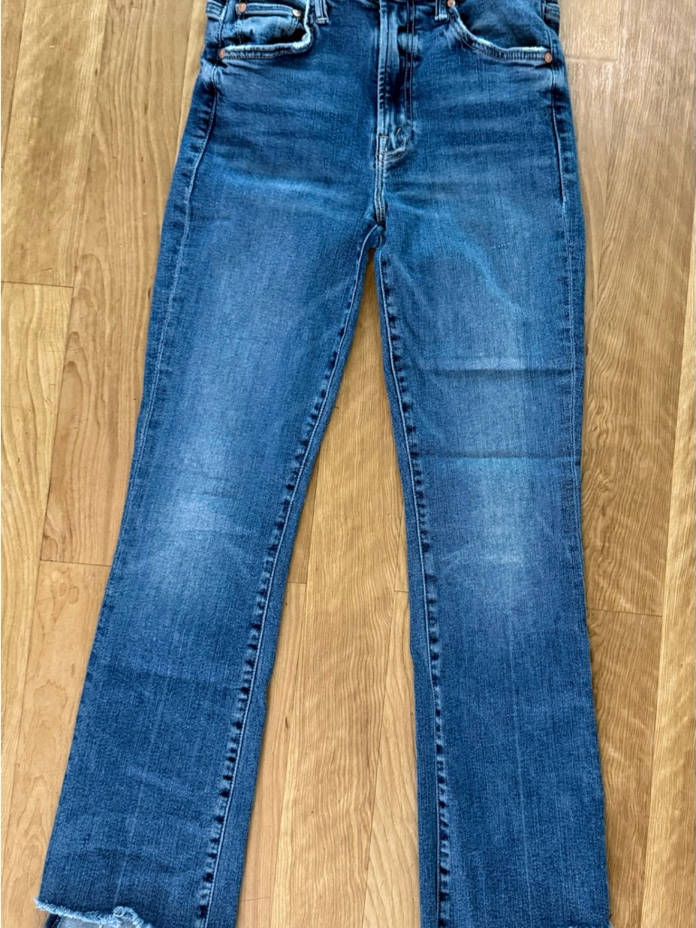 MOTHER Blue Flare Jeans